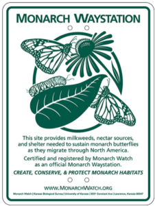 certified Monarch waystation